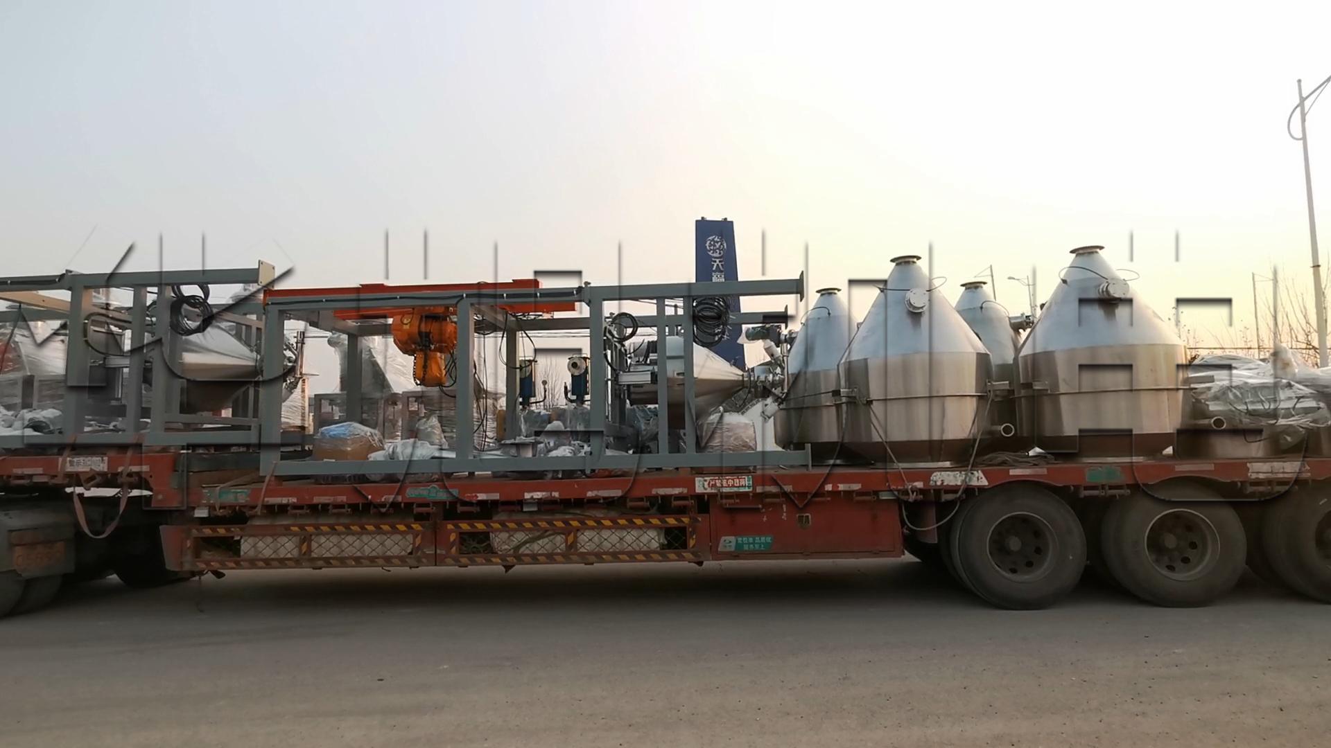 華旭機(jī)電發(fā)貨視頻-真空上料機(jī)，螺旋輸送機(jī)，無塵投料站